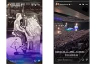 Christian Horner attends the Coldplay concert with his wife (Images from @christianhorner on Instagram)